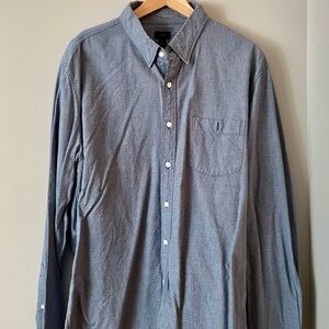 J. Crew Men's Casual Gray Button-Down Shirt